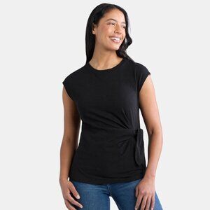 3/$20 Side Tie Top, Black